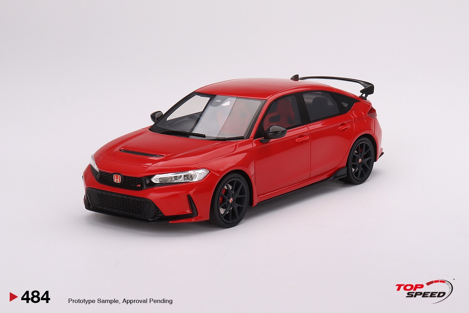 ミニカー 1/18 Honda Civic Type R 2023 #1 pace car 1/18 TOPSPEED Honda Civic TYPE R #1 2023 Pace Car Red