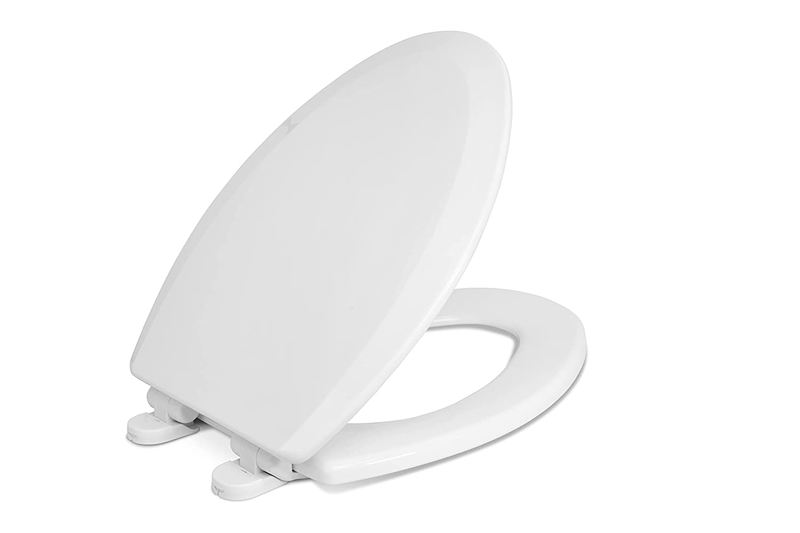 , Soft Close, Elongated Toilet Seat Wood, Oblong Toilet Se