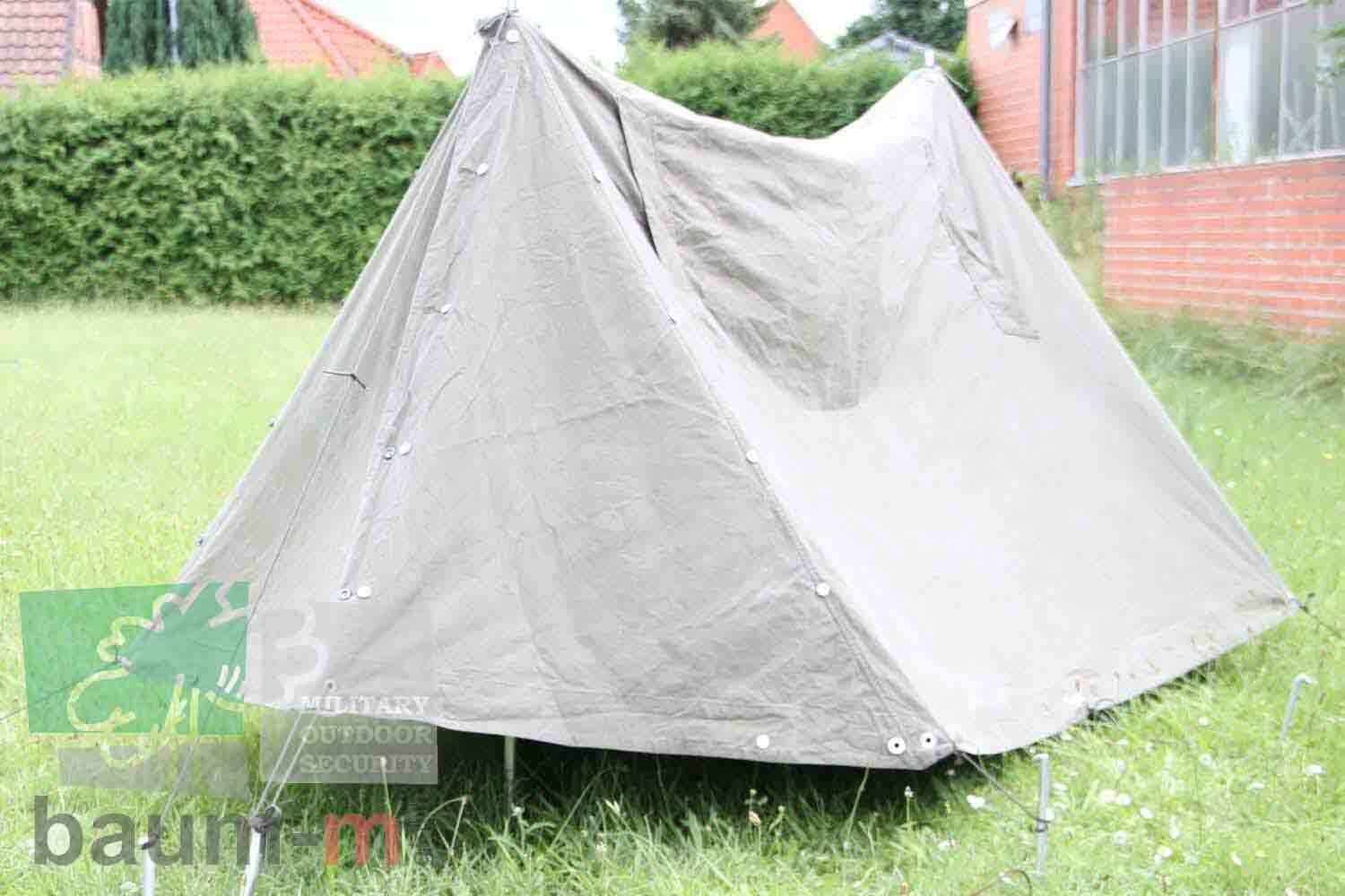 BUNDESWEHR ZWEIMANNZELT  RARITT  OLIV  ZUBEHR BW ZELT ARMEE  DACKELGARAGE | eBay.de