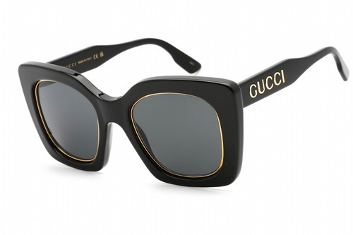 Pre-owned Gucci Gg1151s-001-51 Sunglasses Size 51mm 145mm 23mm Black Men In Gray
