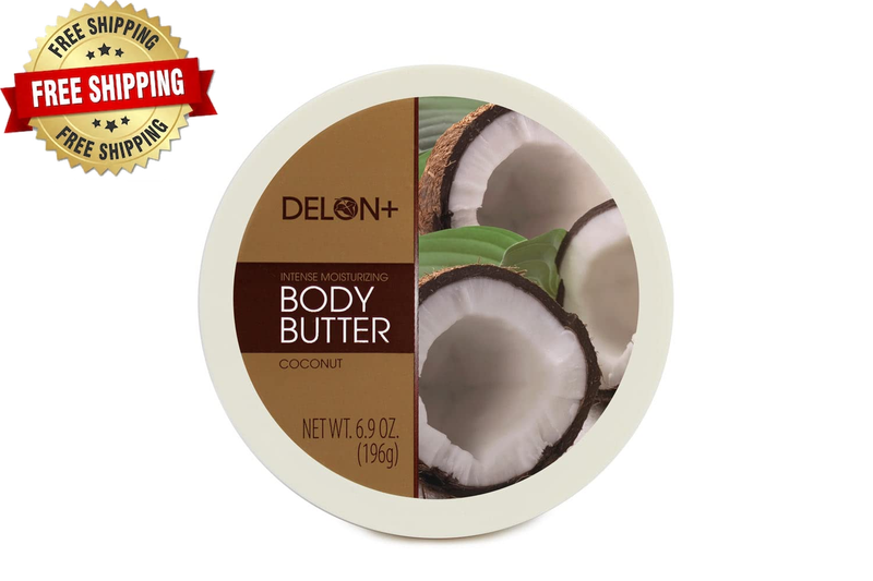DELON Intense Moisturizing Body Butter, 6.9 Oz (Single) (Coconut) ⭐⭐⭐⭐⭐