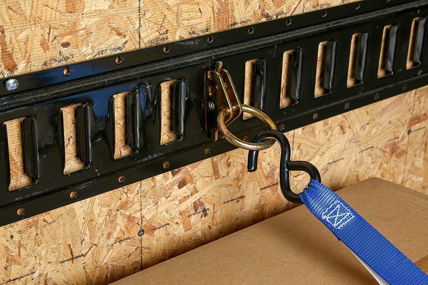 Ten Steel E-Track O Ring Tie-Down Anchors For E-Track Tiedown System, Secure Car