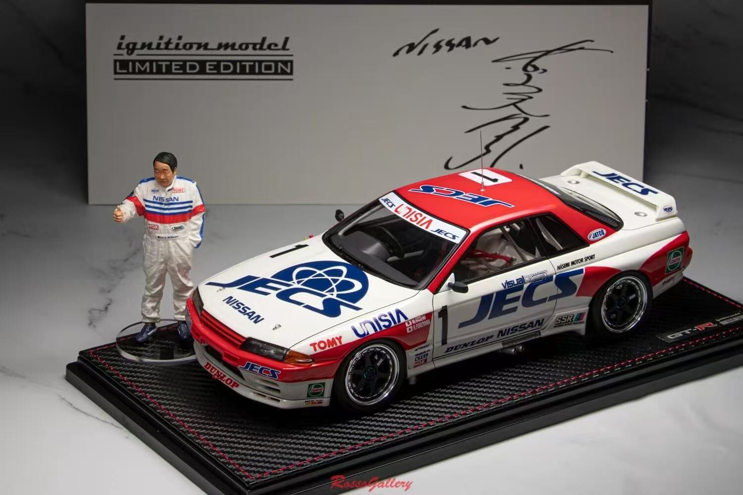 Web限定90台❗️1/18 UNISIA JECS SKYLINE(#1) JDM *RARE* 1/18 UNISIA JECS NISSAN SKYLINE GT-R #1 1993 JTC