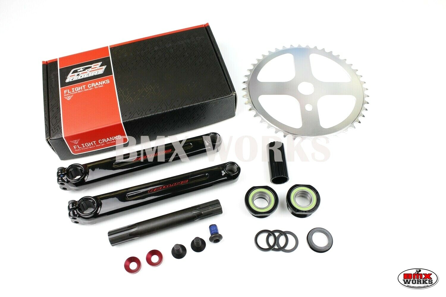 redline flight cranks 180mm