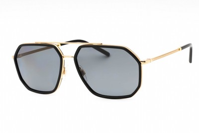 Pre-owned Dolce & Gabbana 0dg2285-02/81 Gold Sunglasses In Gray