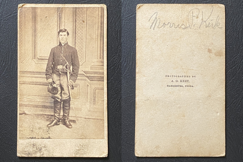 Keet, Harrisburg, Usa, Jeune Homme NommÃ© Morris P. Kirk En Uniforme Militaire, C