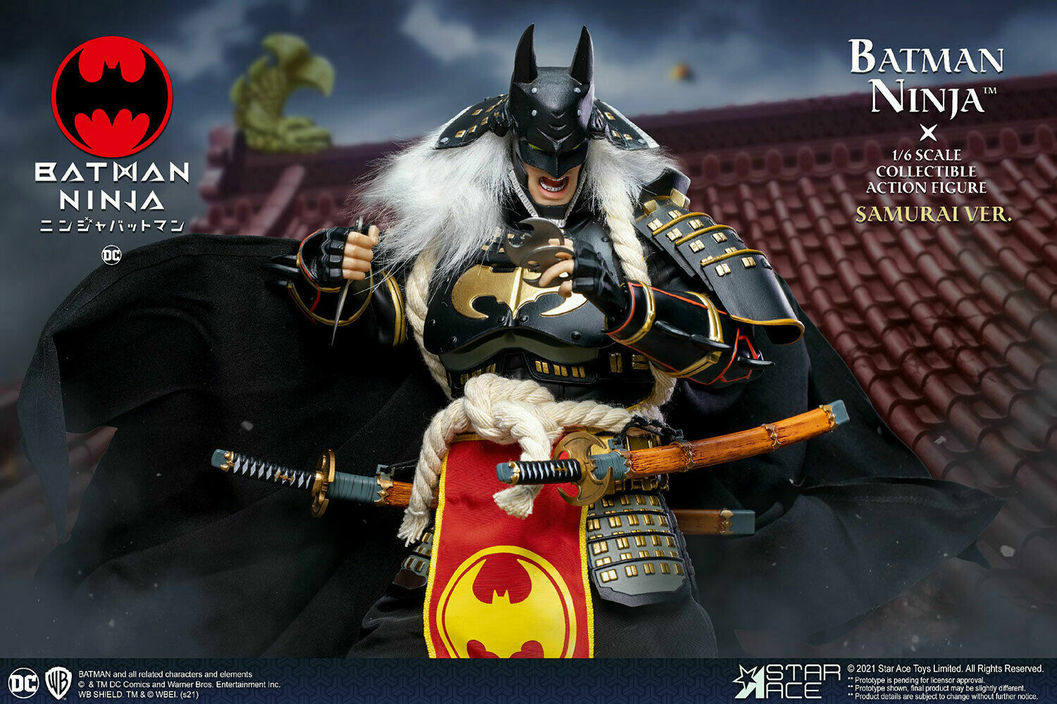 STAR ACE DC BATMAN NINJA BATMAN 2.0 SAMURAI VER 12