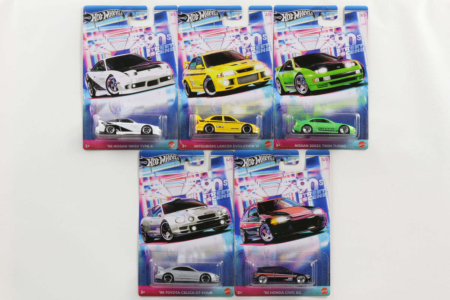 ミッチ 1:64 Hot Wheels 2024 90`s Street Scene Set 5 pcs JDY83-979A