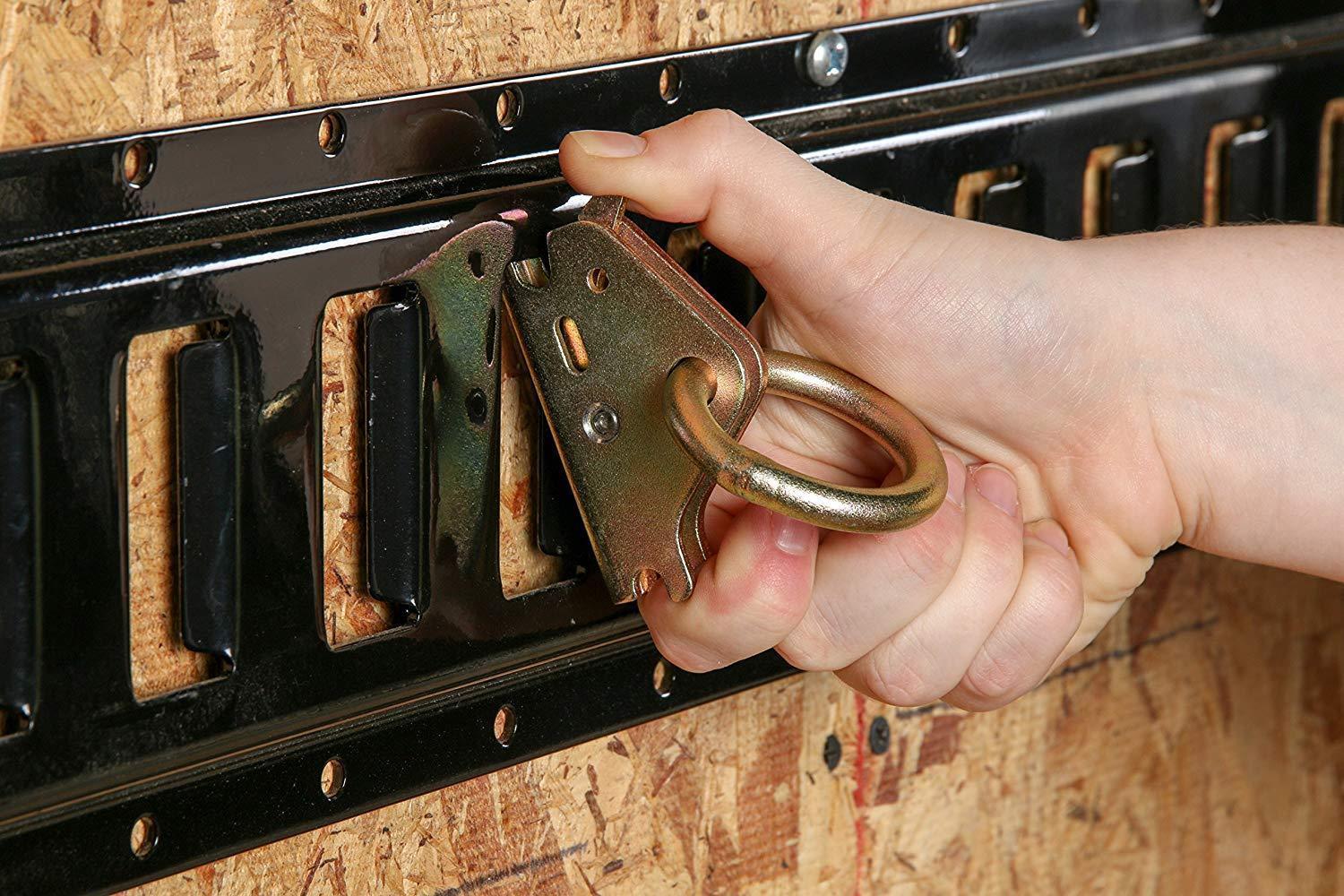 Ten Steel E-Track O Ring Tie-Down Anchors For E-Track Tiedown System, Secure Car