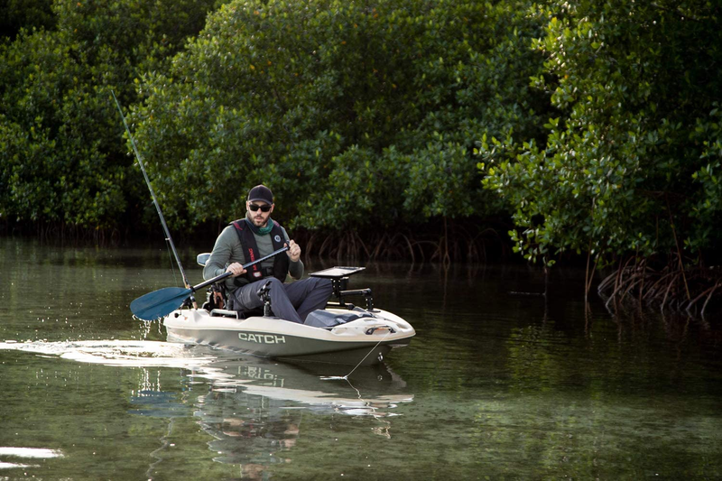 T-Curved Ergo Handle - Perfect to Convert Your Kayak Paddle into a Single Oar -