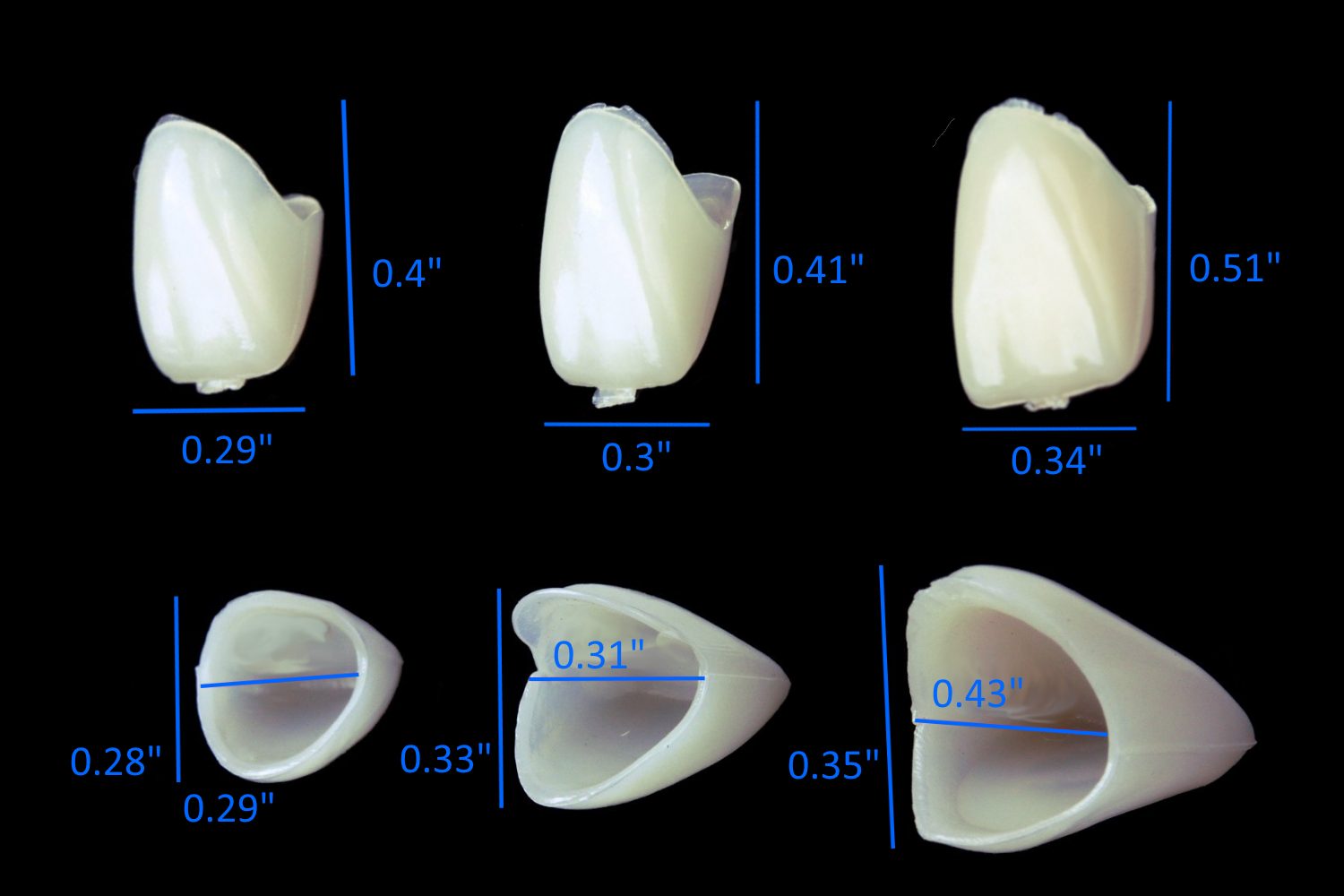 100 PCS Dental Temporary Crown Front & Molar Kit+Dentemp Dental