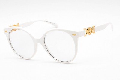 Pre-owned Versace 0ve4442-314/m3 White Sunglasses