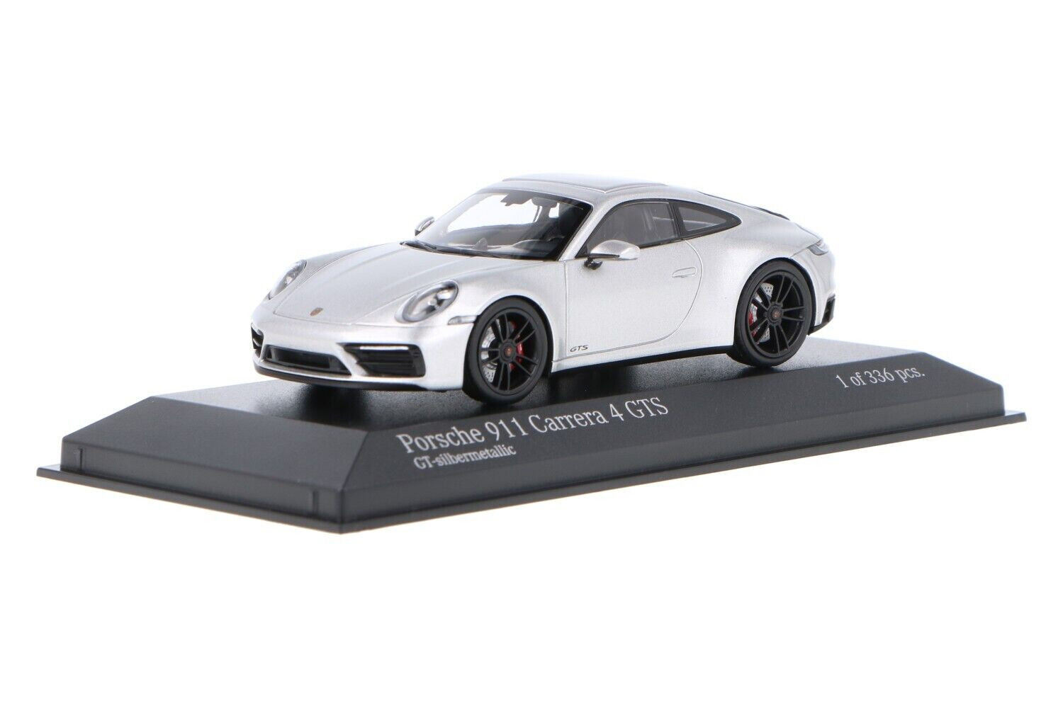 Porsche 911 992 Carrera 4 GTS GT Silver Metal Minichamps