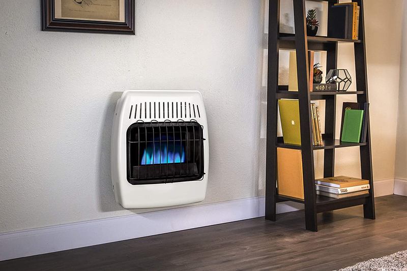 Dyna-Glo 10,000 BTU Liquid Propane Blue Flame Vent Free Wall Heater, White