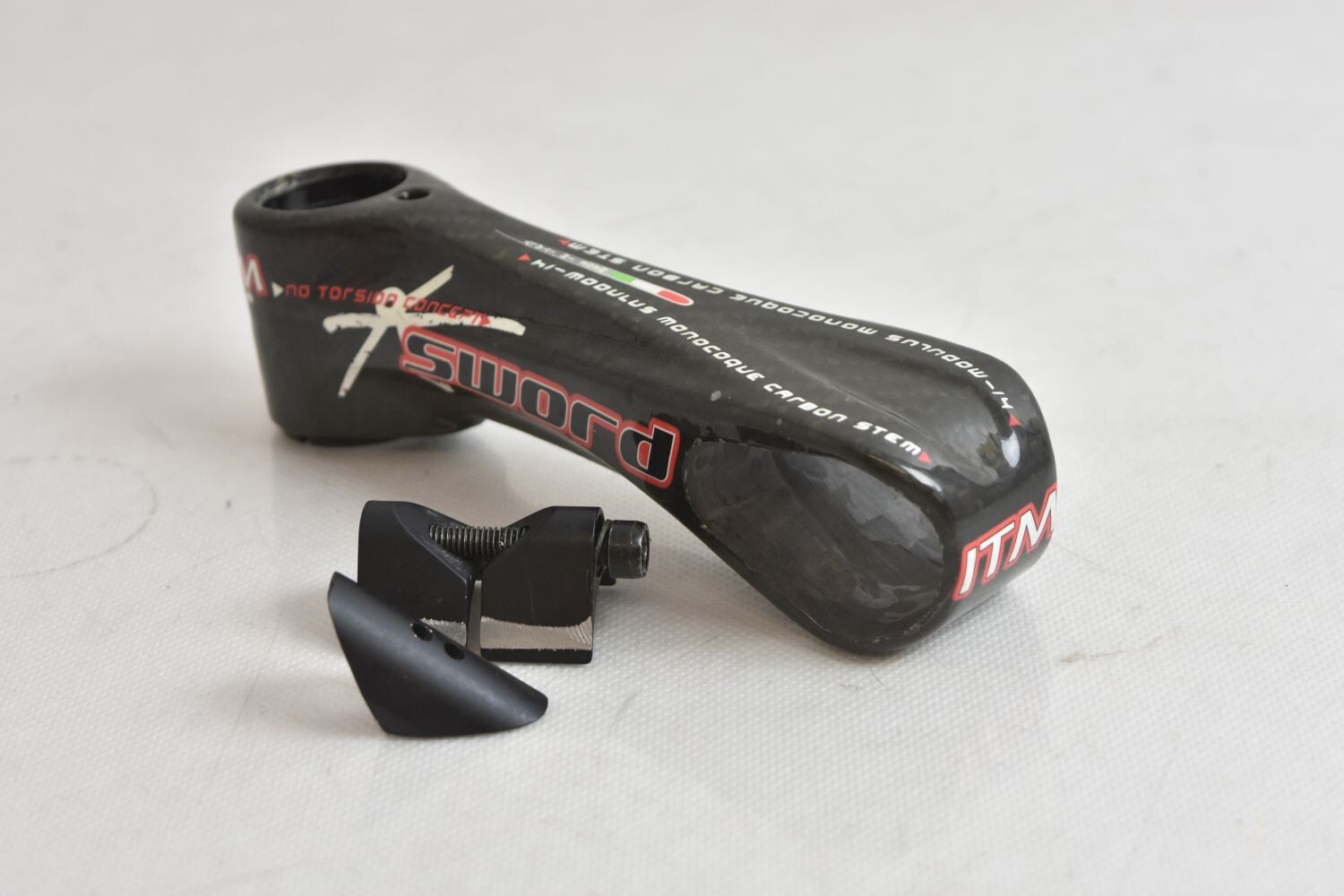 ITM carbon handle &amp;stem ハンドル　ステム ITMのハイエンドカーボンパーツ X-ONEハンドル＆ステム、Sit'n