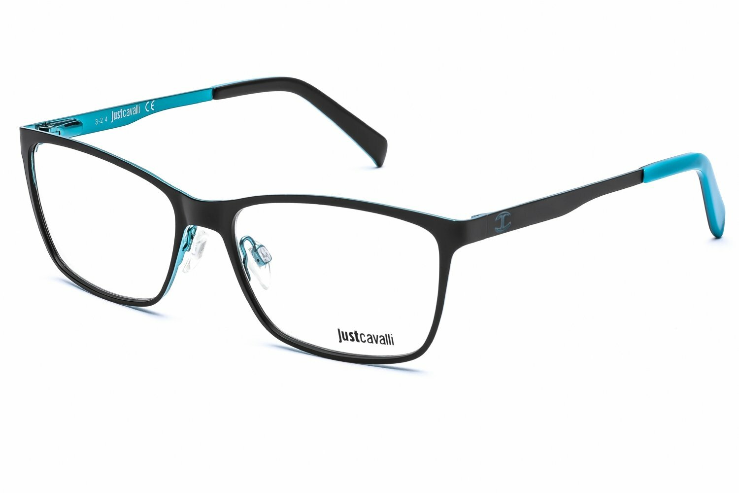 Just Cavalli JC0626 Matte Black 002 Metal Eyeglasses Frames Just Cavalli JC0626 Matte Black 002 Metal Eyeglasses Frames