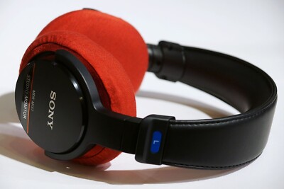 SONY MDR-M1ST Earpad Repair & Protection mimimamo Headphone Cover L Red