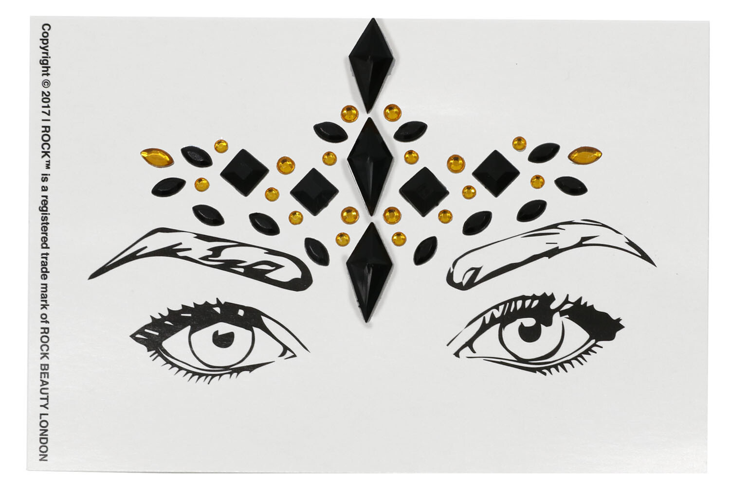 Face Gems Glitzer-Tattoo-Aufkleber - Selbstklebend, Für Festival, Party & Körper-Deko