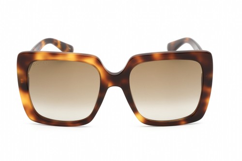 Pre-owned Gucci Gg0418s-003-54 Sunglasses Size 54mm 140mm 20mm Havana Women In Brown