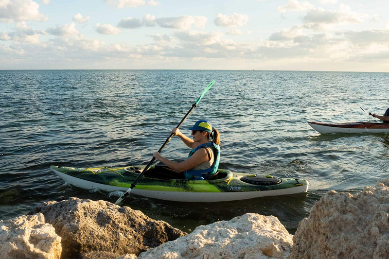 Symbiosa Kayak Paddle - Adjustable Fiberglass Shaft with Nylon Blades - Lightwei