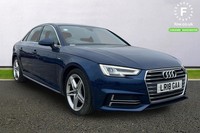 2018 Audi A4 1.4T FSI S Line 4dr S Tronic [Leather/Alc] Saloon PETROL Automatic