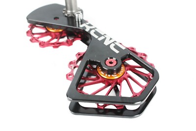 KCNC Road Bicycle Bike Oversized Pulley Cage for Ultegra 6800/Dura Ace 9000 Red