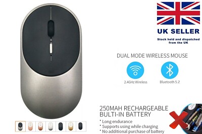 Wireless Mouse for Voger PriorPad X100 Tablet 10 inch Bluetooth mouse Dual Mode
