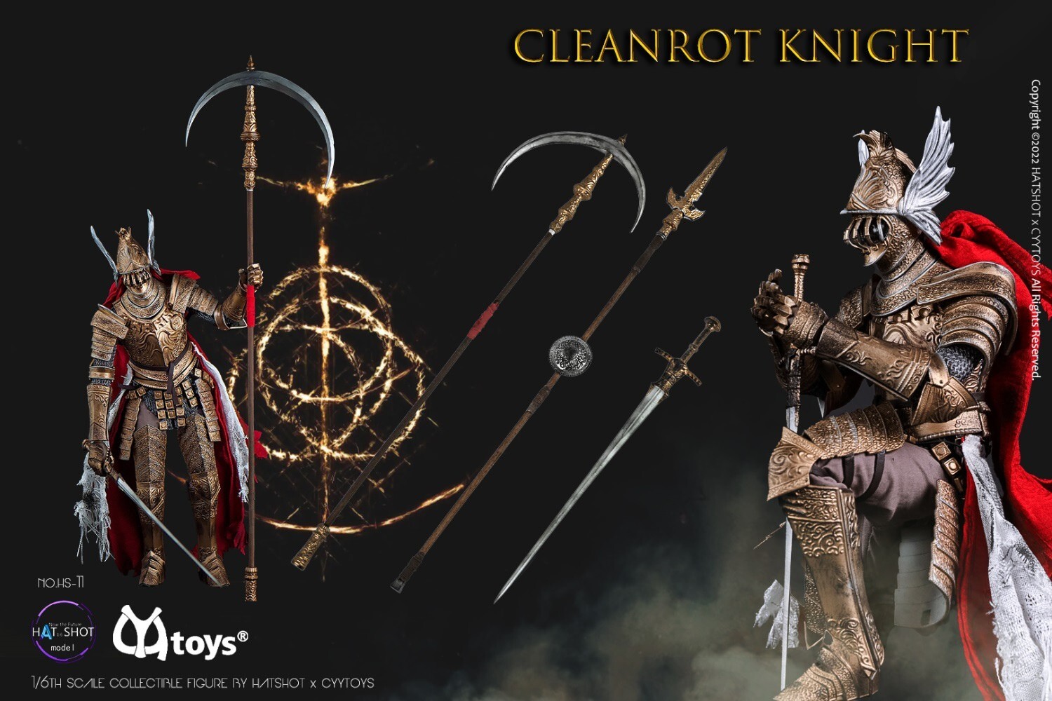 その他 cyytoys x HatShot Cleanrot Knight 1/6 HatShot CYYtoys Cleanrot Knight 1/6 Action Figure HS-11