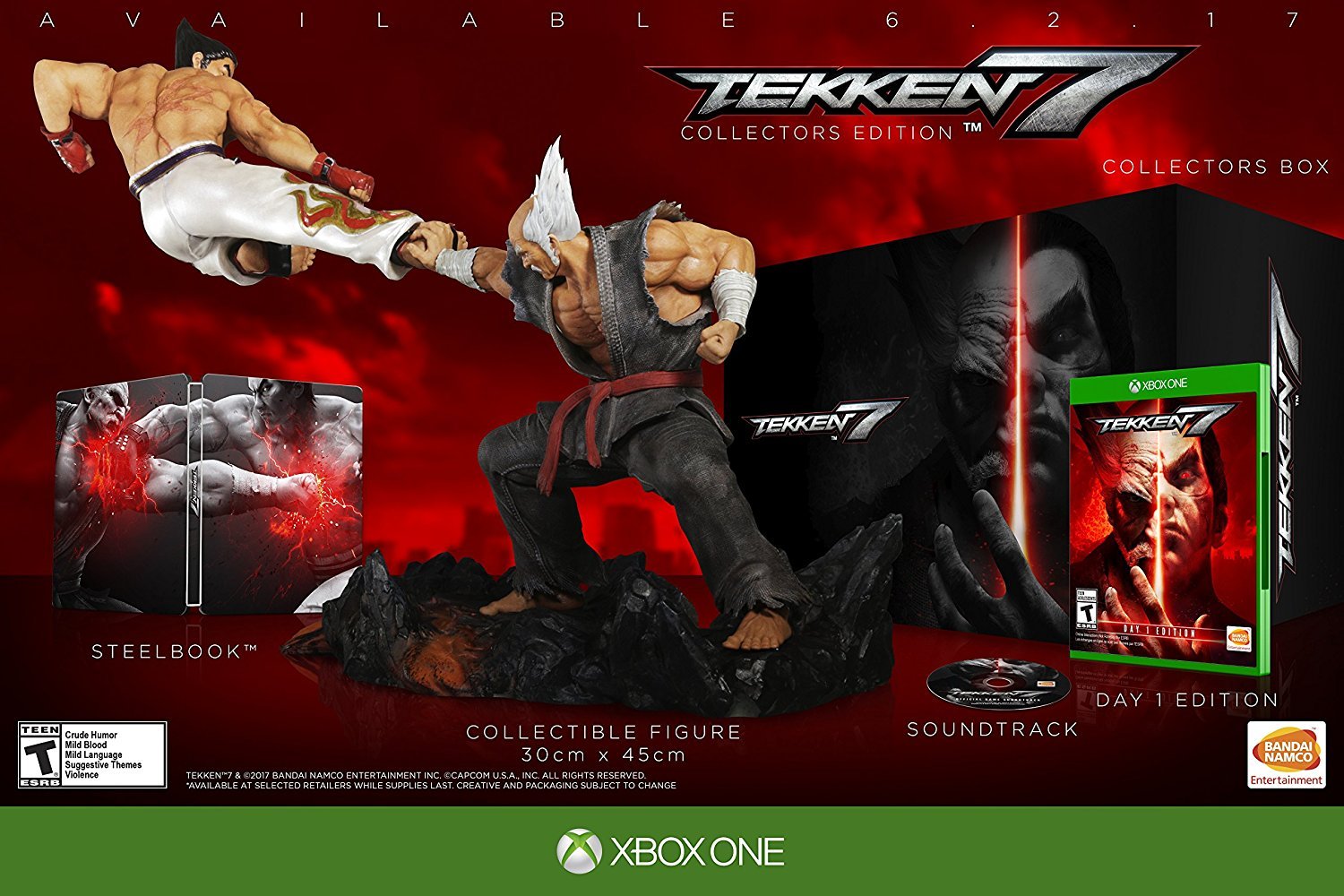 NEW Tekken 7 Collector's Edition (Microsoft Xbox One, 2017