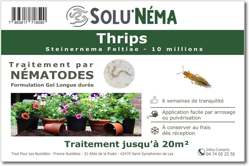 Solunema - NÃ©Matodes Contre Les Thrips 10 Millions Longue DurÃ©E
