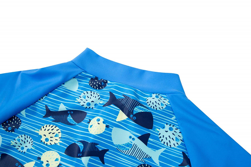 belamo Toddler Boys one Piece Bathing Suits Sun Protective Rashguard 0-6 Months