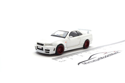 Nissan Skyline GT-R (R34) - Weiss - 1:87 - Micro City