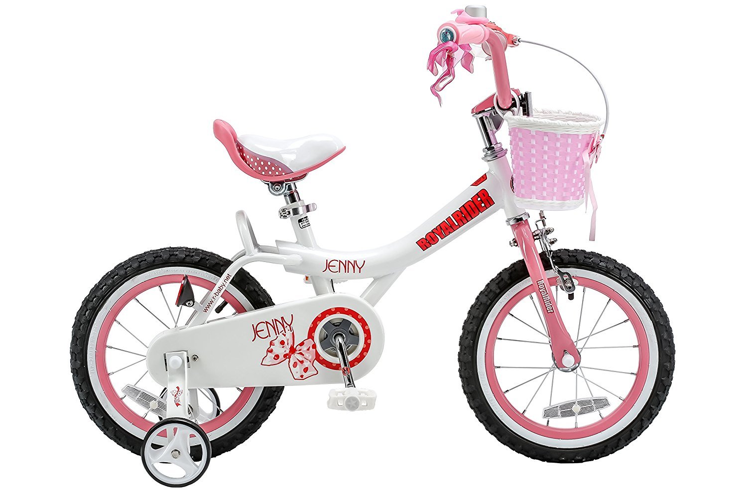 Royalbaby Jenny Girl's Bike, 14 inch wheels, White