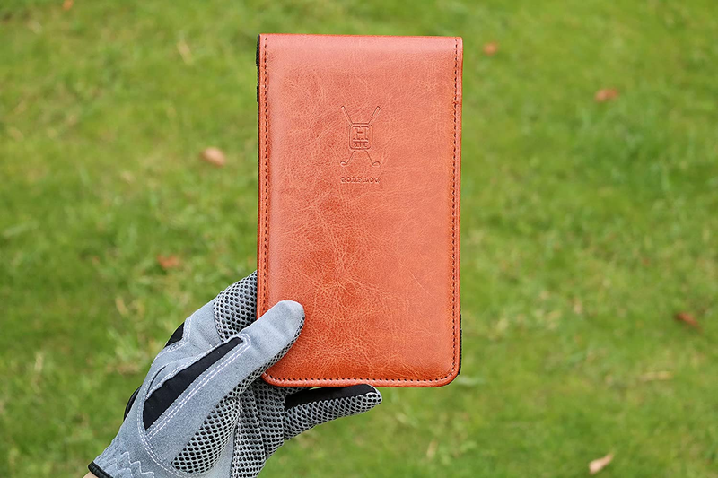 Leather Golf Scorecard Holder | Yardage Book Cover | Scorecard N Pencil Included