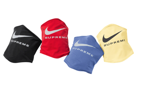 supreme nike neck warmer black