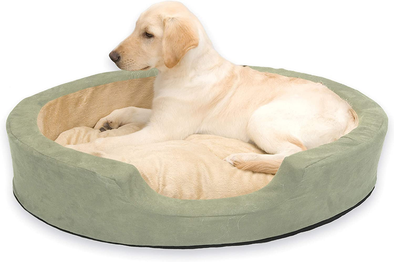 K&H Pet Products Thermo-Snuggly Sleeper Heated Pet Bed Large 31 X 24 X 5 Inches