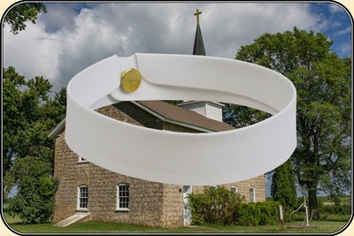 3 Collars - size 19.5 - Pontiff Collars - Priest, Clergy or Clerical