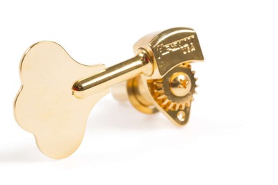 Hipshot Ultralite USA Tuner HB6C 1/2 Gold - 4 Inline Lefty/Treble Set