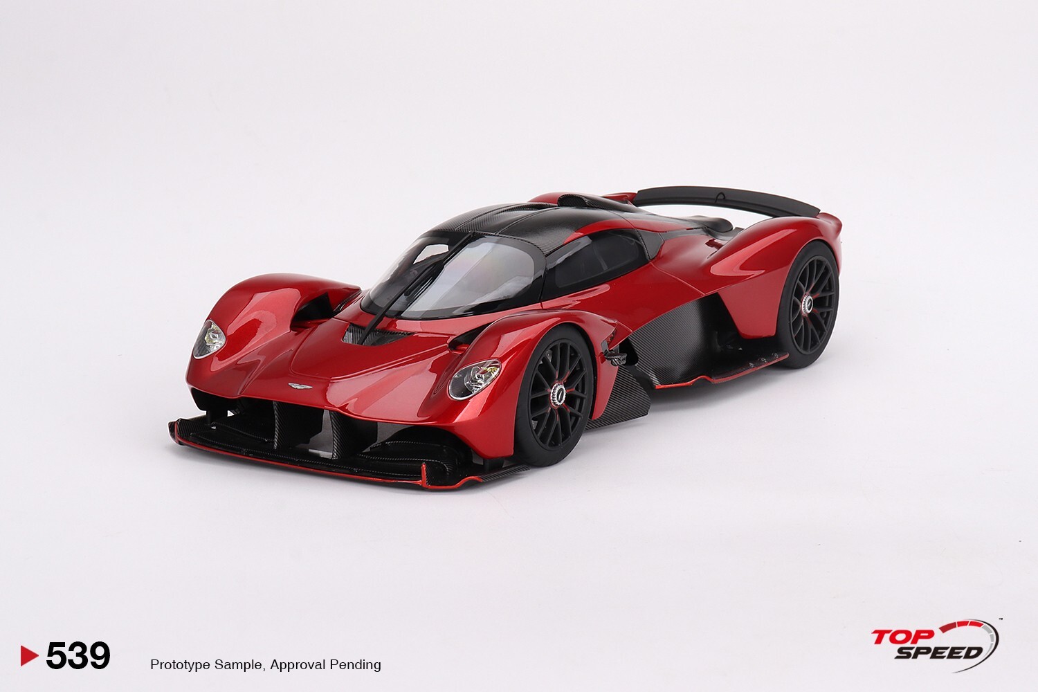 1/18 TSM Top Speed #TS0539 Aston Martin Valkyrie Hyper Red