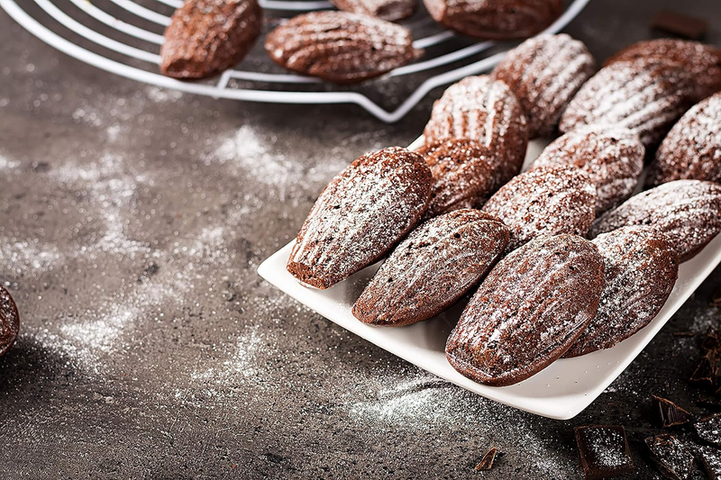 Non-Stick Madeleine Pan, Carbon Steel, 12 Shell Cookie Molds