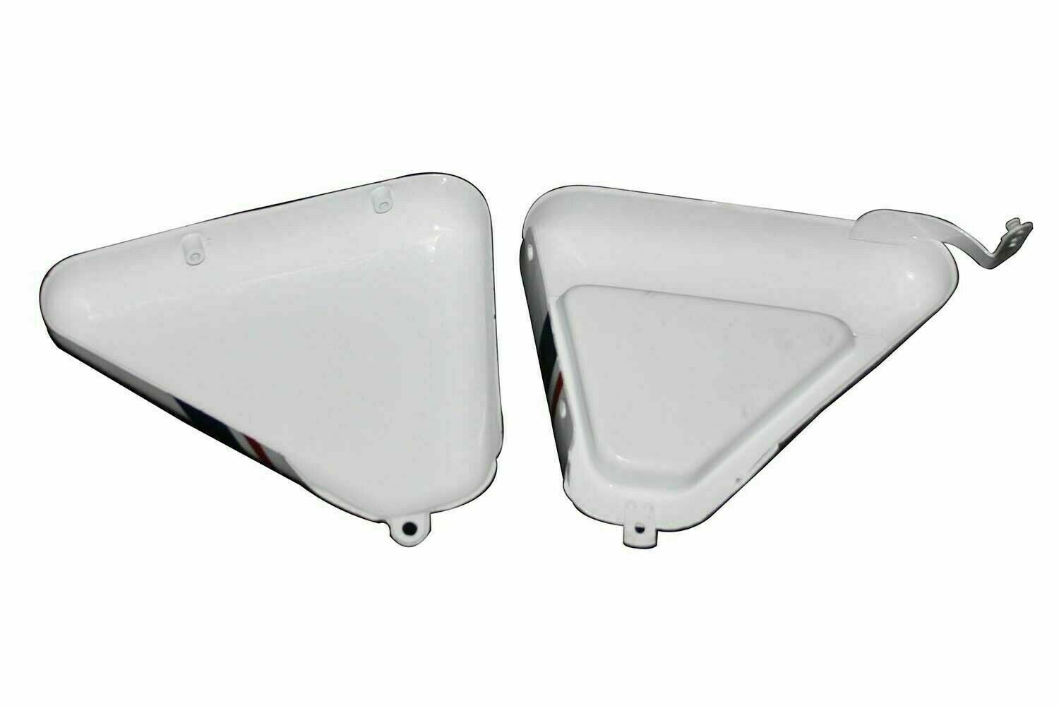 For NORTON COMMANDO ROADSTER 750 WHITE PETROL TANK With SIDE PANEL + CAP 