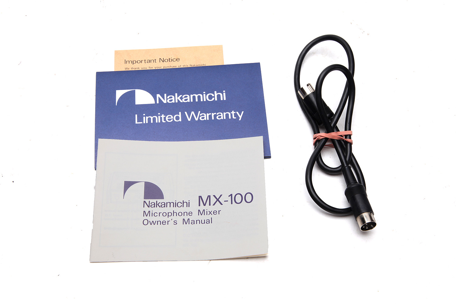 Nakamichi PS-100 Power Supply & MX 100 Microphone Mixer Tested Japan MINT!