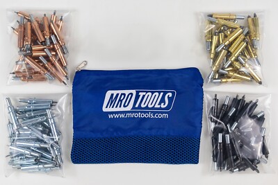 K-SERIES FABRICATOR CLECO SHEET METAL FASTENER 100PC KIT w/ Carry Bag (K6S100)