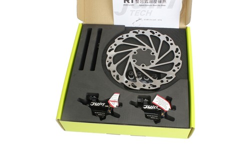 Juin Tech R1 Road Cyclocross Gravel Bicycle Bike Hydraulic Disc Brake Set Black