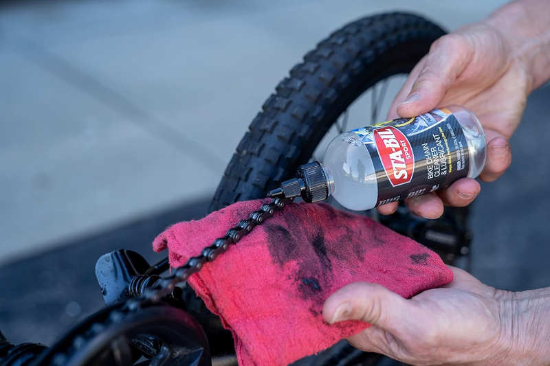 STA-BIL SPORT Bike Chain Care Kit - Drivetrain Cleaner & Degreaser, Bike Chain C