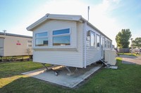 Willerby Kelston 2021 static caravan sited at New Beach, Dymchurch, Kent. DG/CH