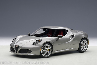 ALFA ROMEO 4C COUPE METALLIC GRAY COMPOSITE 1:18 by AUTOART