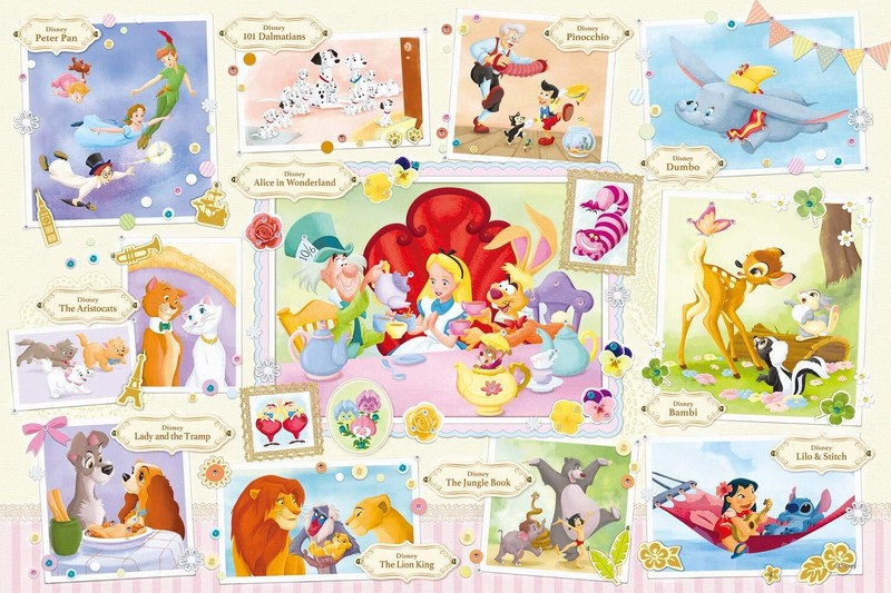 Puzzle Epoch 1000 PiÃ¨Ces Disney Treasured Moments (Treasure Moment) [Puzzl