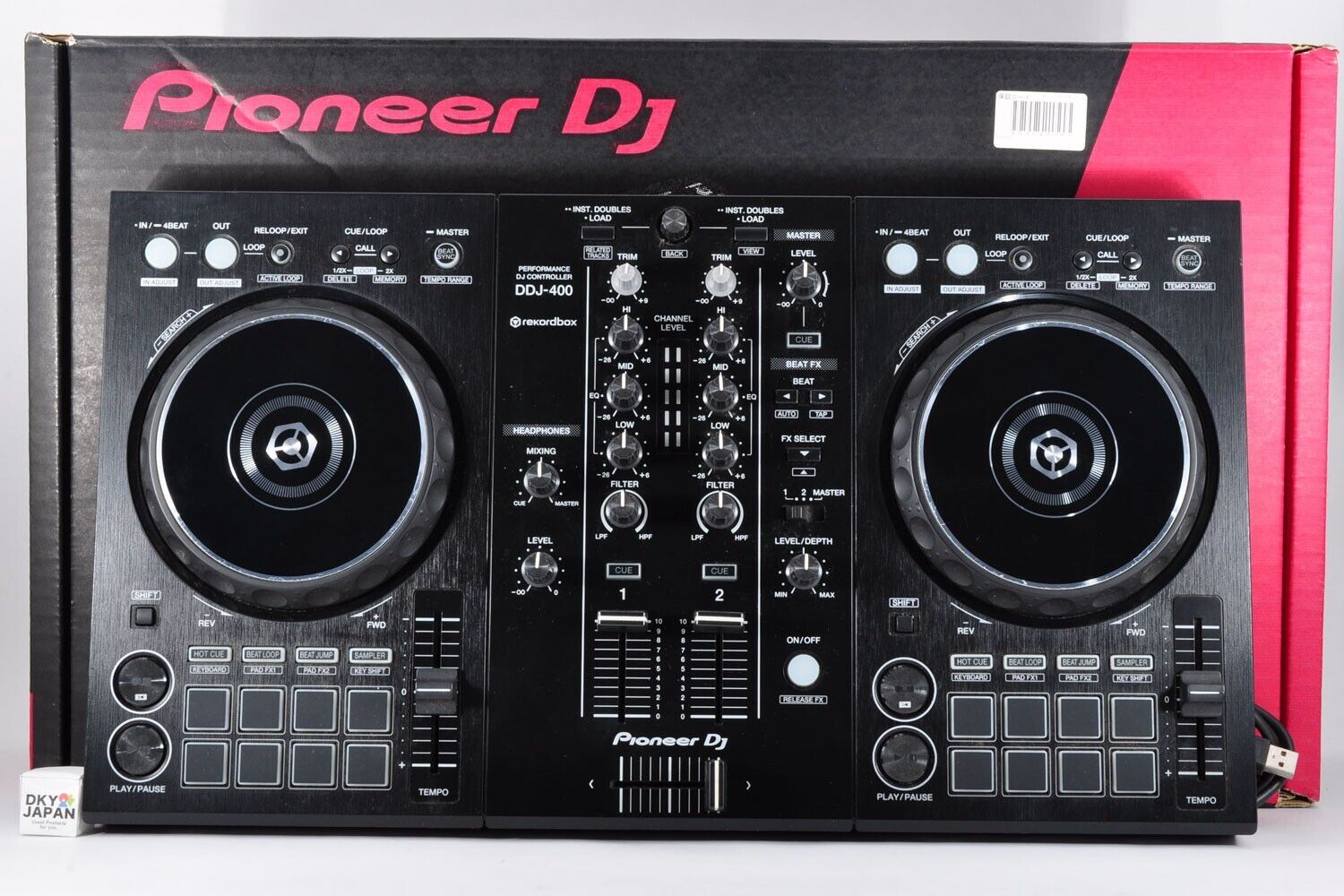 Pioneer DDJ-400 DJ Controller Rekordbox 2ch Channel w/Box Pioneer DDJ-400 DJ Controller Rekordbox 2ch Channel w/Box