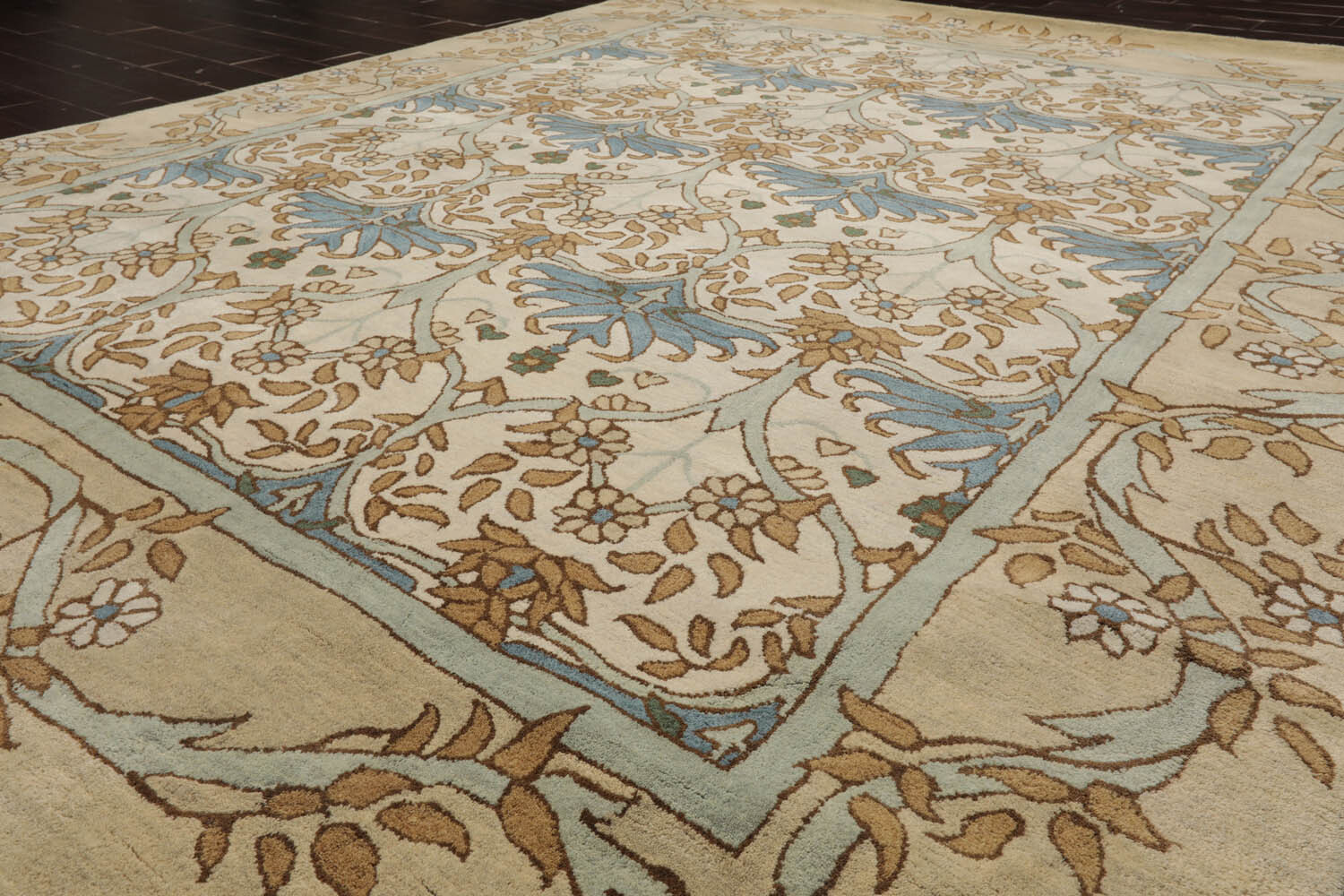 LoomBloom William Morris Arts & Crafts Multi-size Handmade 100% Wool Area Rug